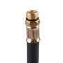 BIlinli Pneu de voiture Tuyau de gonflage d'air 1/4 "Tube de caoutchouc fileté mâle automatique Auto-verrouillage Mandrin Jauge 