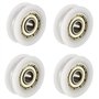 Winwill® 4pcs U roue de guide de roue de rainure Poulie de roulement de boule scellée 6 * 32 * 10mm 0.23 "* 1.39 *