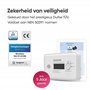 Détecteur de monoxyde de carbone, alarme de monoxyde de carbone avec écran LCD et bouton de test/silence conforme à la norme EN5