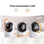 Tenda Caméra intérieure 3MP : WiFi 6 Rapide et Stable, 355°/70°, croisière Auto, Audio bidirectionnel, détection Humaine/Mouveme