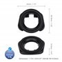 JJC Oculaire rond en silicone souple pour appareil photo Nikon Z5 Z5II Z6 Z6II Z6III Z7 Z7II Remplace l'œilleton Nikon DK-29
