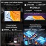TECLAST T70 Tablette Tactile 14'' Pouces Android 14, Top Gaming Tablet MTK G99 2.2GHz CPU, 20Go RAM+256Go UFS2.2（4To TF） TDDI In