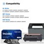 Toner Bank TN3480 Cartouche de Toner Compatible pour Brother TN-3480 TN3480 TN-3430 TN3430 TN 3480 TN 3430 HL-L5100DN MFC-L5750D