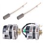 Be In Your Mind Lot de 2 paires de balais de carbone de rechange pour alternateur Valeo PX602 PX60 092950 300722 92950 avec ress