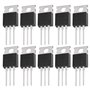 Be In Your Mind Lot de 10 Transistors MOSFET IRF3708 Transistors MOSFET de Puissance à Canal N TO220 30 V 62 A pour Applications
