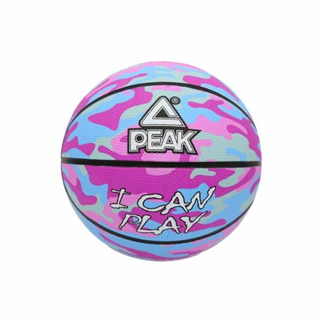 Ballon de basket Peak Peak Camo Ball Bleu Rose clair (Taille 5)