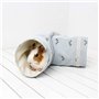 EastVita Tubulure tunnel pour cochon d'Inde - Jouet pour petit animal et accessoires pour cage - Convient pour hamsters syriens,