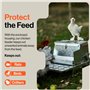 SuperHandy Chicken Feeder Automatique Capacité de 9 kg (20 lb) Nourrit 6 à 12 Volailles/Volailles Jusqu'à 10 Jours Garde au Sec 