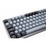 DURGOD Taurus K320 TKL Clavier Mécanique Gaming 88 Touches Double Shot PBT USB Type C ISO UK Gris sidéral Cherry MX Marron