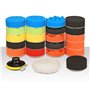 SPTA 25 pièces 80mm Polissage Pad Éponge de Polissage Éponge polir Kit pour avec M14 Foret pour Voiture Ponçage Polissage pour R