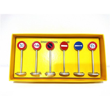 DeAgostini Coffret de 6 Panneaux de signalisations Dinky Toys