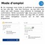 Autocollant RFID 13,56 MHz anti métal - UID inscriptible - libNFC Linux - (lot de 5)