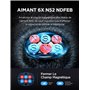 Clip Améliorer 2022 [6 Super Aimants Puissants] [Case Friendly] Support Magnetique Porte Teleph