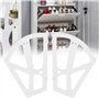 Charnières d'étagère à chaussures, accessoire de charnières d'étagère à chaussures, pour salon chambre(blanche)