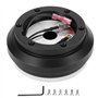 MOKT Base de Volant, Adaptateur secondaire Adaptateur de moyeu de Volant, adapté pour Honda Civic 92-95 Fit Honda Civic EG