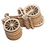 cdhgsh 10 pièces en Bois vélo vélo découpe placages tranches Bricolage Artisanat Ornement thème fête de Mariage décoration de la
