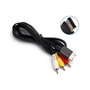 CHILDMORY 6ft câble de 1.8m 3RCA Audio Vidéo AV pour console de jeux Dreamcast DC