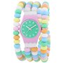 Swatch Montre-Bracelet analogique à Quartz pour Femme XS Caramellisima LP135B