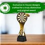 Trophy Monster Trophée de Fléchettes Classique Taille 190mm | pour Clubs, Pubs et ligues | Fabriqué à partir de 6 mm d'épaisseur