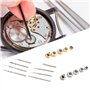 Akozon Kit de Montre à Tige et Couronne de 8mm, Ensemble de Barres | Accessoires de Réparation pour Accessoires de Rechange | Re