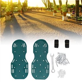 Sandales avec aérateur de gazon