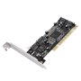 Contrôleur PCI, PCI à 4 Ports SATA Internes 1.5Gbps Sil3114 Chipset pour Carte Contrôleur Raid, Contrôleur PCI SATA