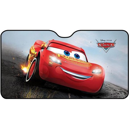 Disney Cars Pare-soleil avant pour pare-brise de voiture Cars McQueen 130 x 70 cm