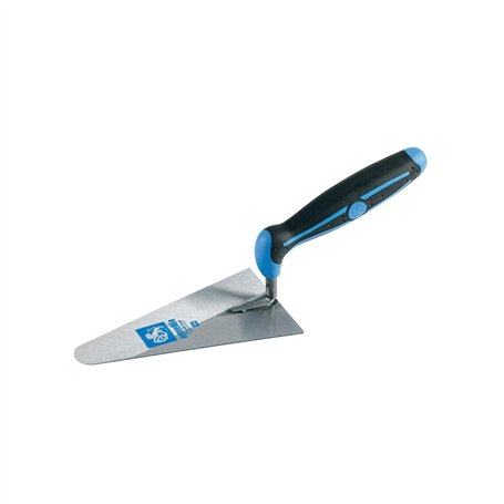 AUSONIA - 40101 Petite Truelle Italienne Ronde Truelle de Maçonnerie Lame 14 Cm