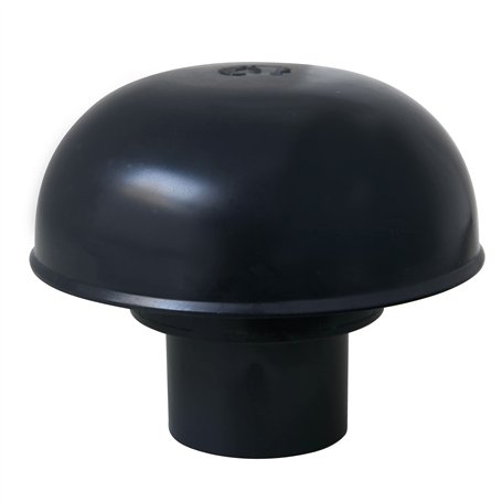 FIRST PLAST CDVM40A-Y CDVM40A Chapeau de Ventilation Tête Esalateur avec Filet Ardoise Diamètre intérieur 40 mm