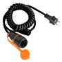 Electraline 01745 Câble d'extension électrique spiralé 5M