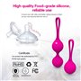 Les boules de geisha-XSEXO Boules Vaginales Exerciseurs de Kegel Balles de Geisha pour Exercices de Plancher Pelvien pour Rééduc