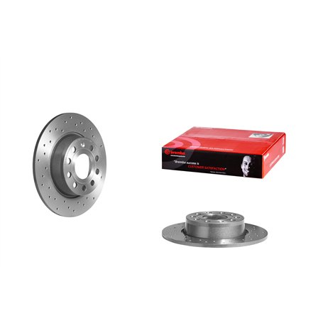 Brembo BX AU A1 (8X1) P 08.B413.1X Lot de 2 disques de frein