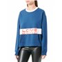 Love Moschino Sweat-Shirt à Manches Longues Flared Fit Maillot de survêtement