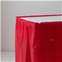 Orkidea jupe de table avec tulle - Fabriquée en Italie - Dimensions : 74 x 420 cm (rouge)