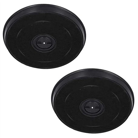 2 filtres hotte à Charbon Actif Compatible avec Faber diamètre 23 cm
