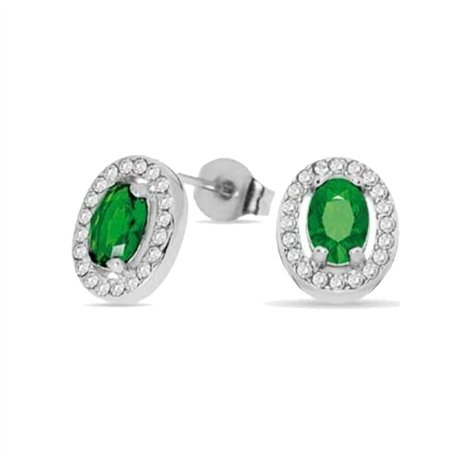 Boucles d´oreilles Femme LIU JO LJ2298 Argenté Vert