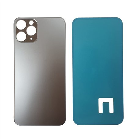 DHLK® Vitre Arrière Compatible avec iPhone 11 Pro - Verre Verre Back Glass Big Hole (Noir)