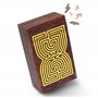Logica Jeux Art. Coffret Labyrinthe - Casse-Tête en Bois - Coffret Secret - Difficultè 5/6 Incroyable - Collection Leonardo da V
