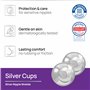 COVERbasics Coupelle Argent Allaitement (SilverCups) Coque d’Allaitement en Argent pour Protection des Mamelons - Dispositif Méd