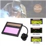 Casque de soudage de panneau solaire remplacer la lentille, lunettes d'assombrissement automatique bouclier masque soudeur bouch