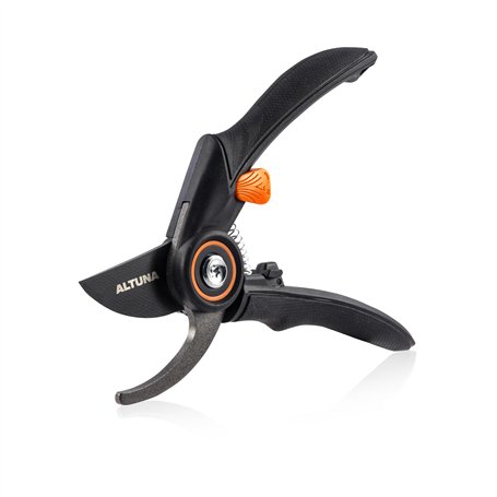 Altuna - Sécateur Professionnel - Ultraléger et Ergonomique - Coupe Bypass de 20 mm - Acier au Carbone avec Revêtement Antioxyda