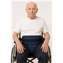 Ortones - Ceinture de Maintien et de Sécurité Pelvienne pour Fauteuil Roulant - Rembourrée et Réglable – Harnais Périnéal pour u