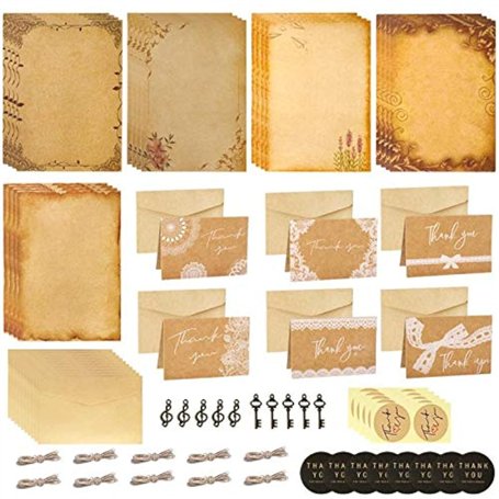 Papier à Lettre Vintage et Enveloppe