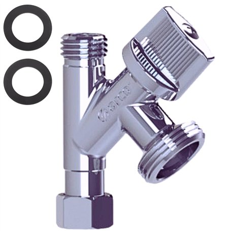 Arco Robinet de machine à laver anticalcaire 3/8 t/lx3/8 mx3/4 mâle