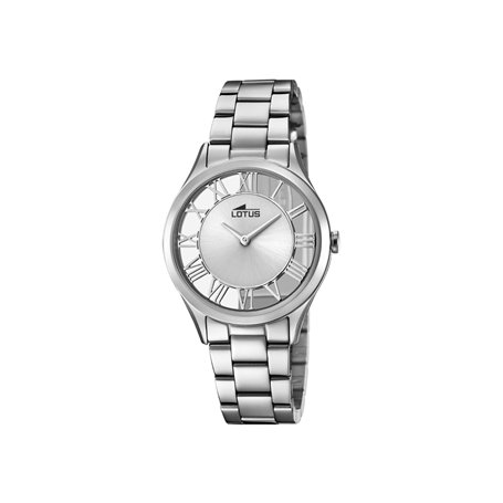 Lotus Montre pour Femme 18395/1 Trendy Boîtier en Acier Inoxydable Gris Bracelet en Acier Inoxydable Gris