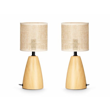 Lampe de bureau Marron 60 W 2 Unités