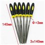 BE-TOOL Lot de 6 mini limes à bois à la main avec poignée souple pour bois et métal souple Bijoux 4 x 140 mm petites limes en mé