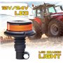 Gyrophare LED orange 18X 1W R65