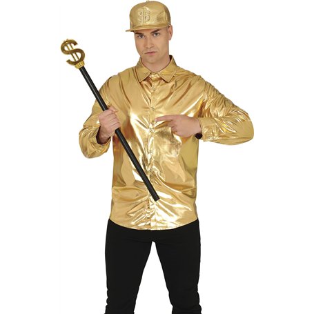 FIESTAS GUIRCA | Bâton Dollar Détachable (76 cm) - Accessoire de Costume pour Princes du Désert et Fêtes des Années 90 - Idéal p