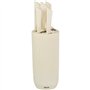 Set de 5 couteaux - JOCCA - Bloc en polypropylene - Beige